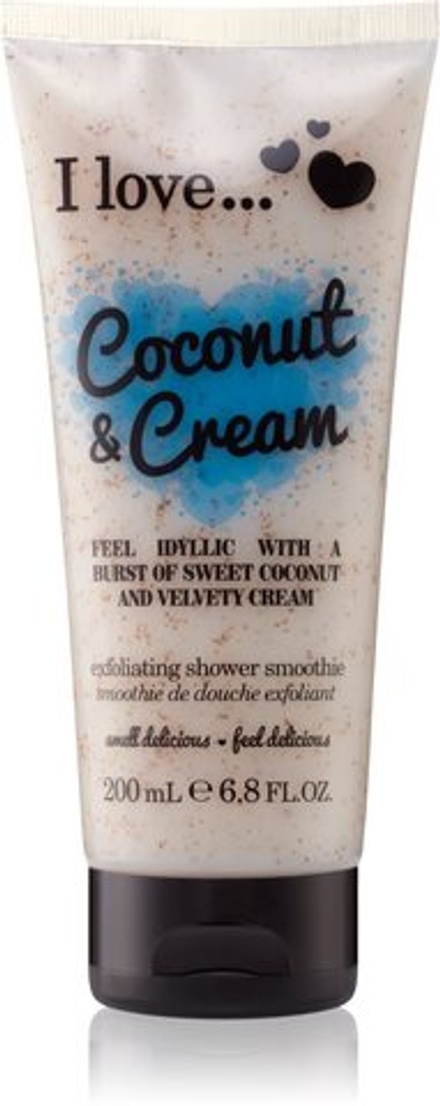 I love... Coconut & Cream - скраб для душа /   200  ml  / GTIN 5060217188750