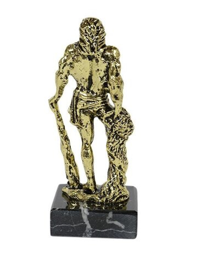 Фигурка литая из металла "Геркулес" 40*40*95мм.