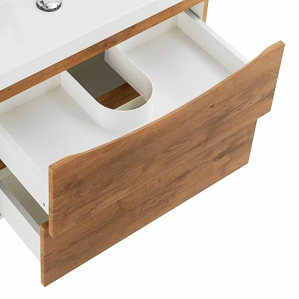 Тумба с раковиной Belbagno MARINO 75 подвесная Rovere Nature