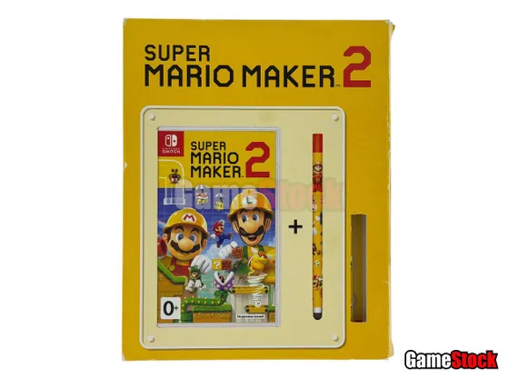 Super Mario Maker 2 Стилус (Nintendo Switch, Русские субтитры, Б/У)