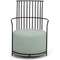 Кресло Chan зеленое
