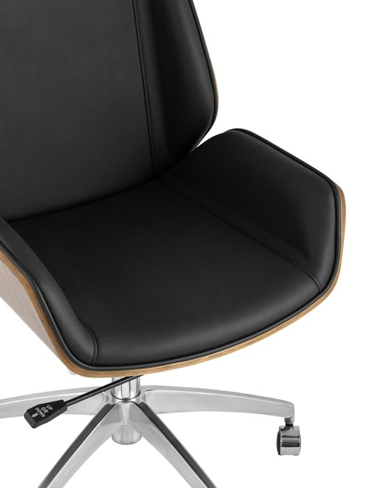 Кресло офисное TopChairs Crown, черное TopChairs