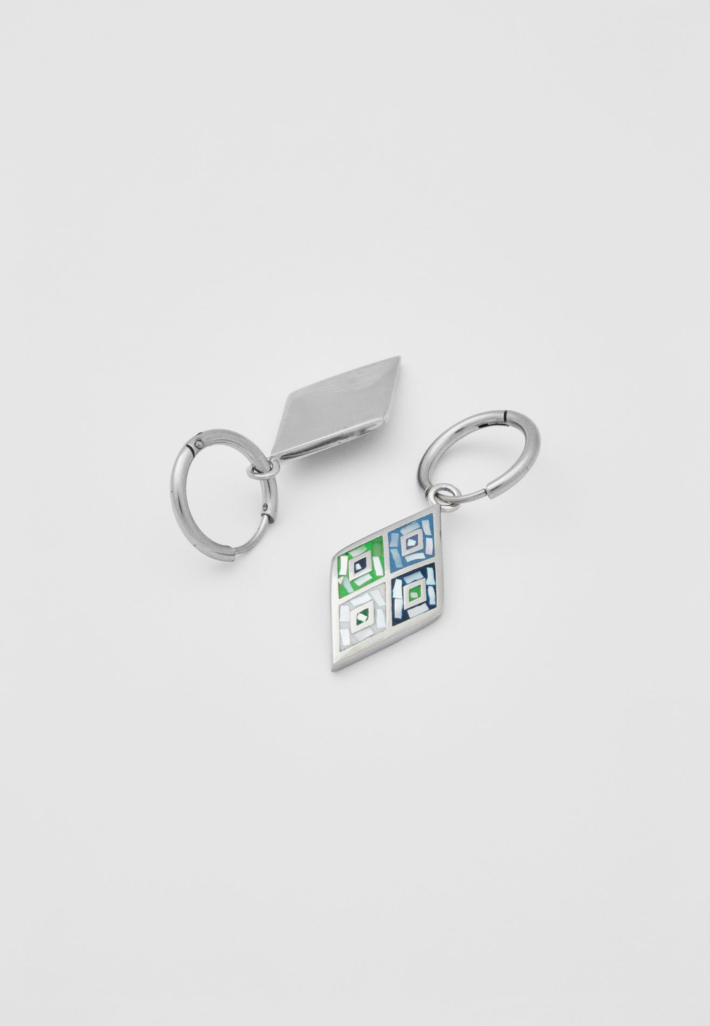 Серьги BOTAGOZ GREEN STEEL