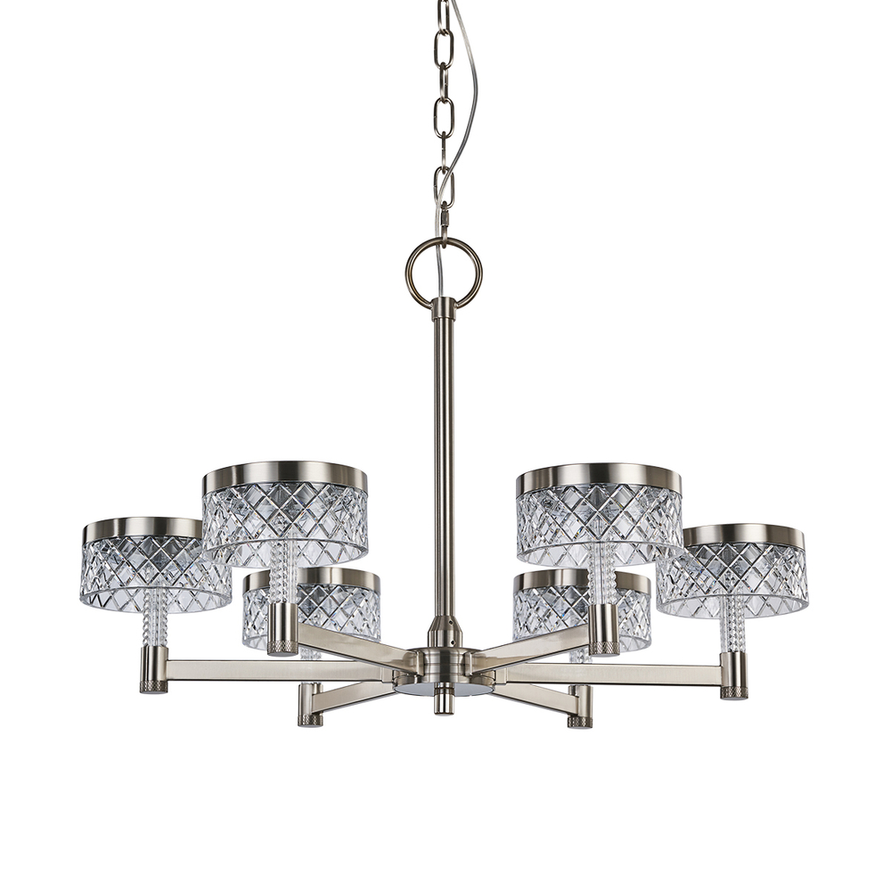 Люстра MD21020075-6A satin nickel