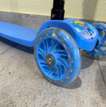 Самокат детский 3-х колесный (2 св. п 115 мм, з 80 мм) руль 55-70 см до 30 кг, мятный U040842Y