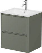 Тумба с раковиной Allen Brau Gravity 60 1.370008.CGM олива матовая