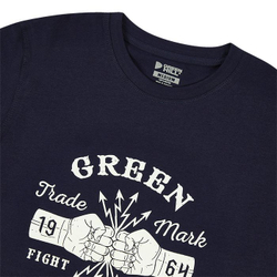 TSB-10431 Футболка GREEN HILL FIGHT WEAR 1964 темно-синяя