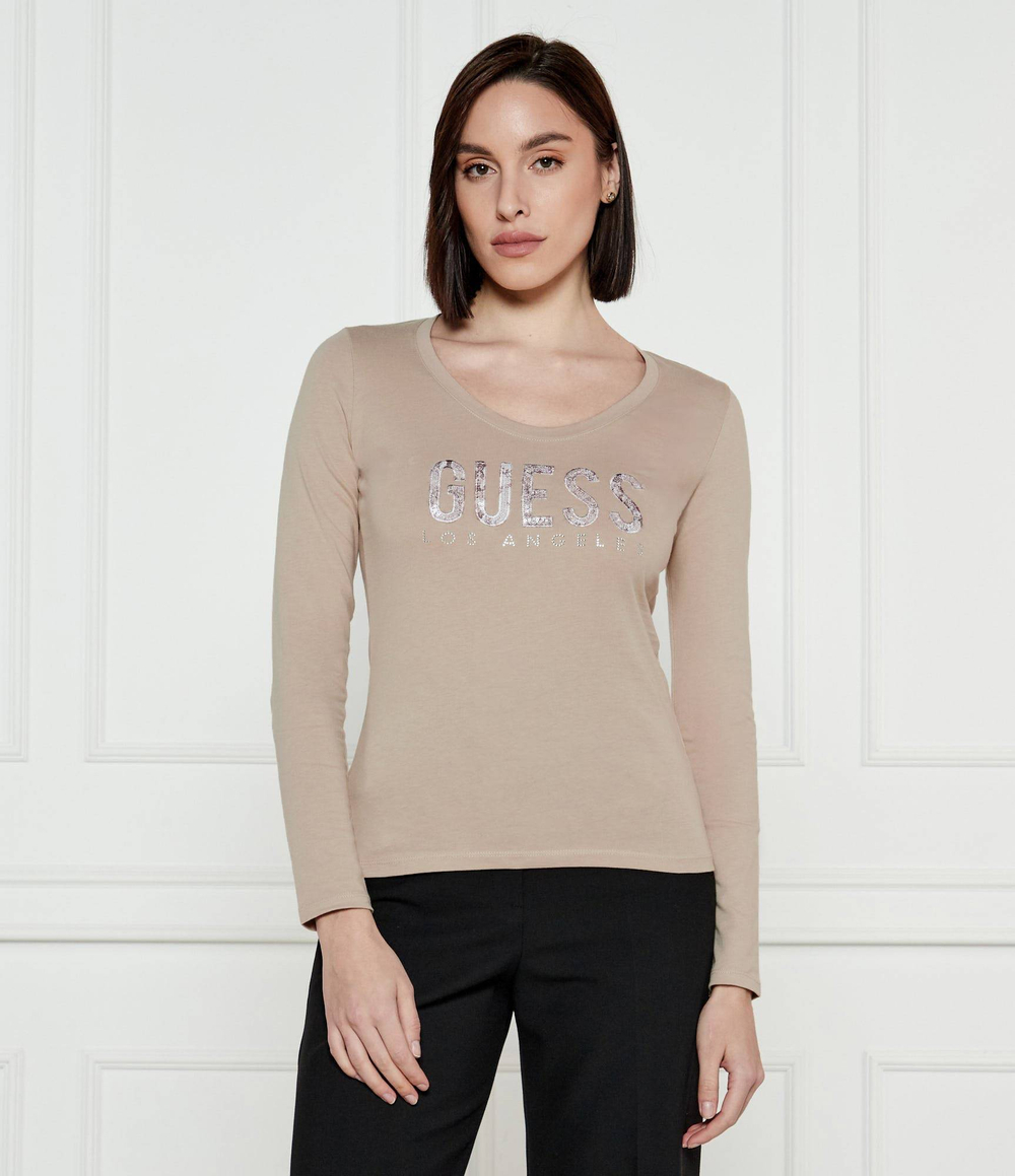 Блузка GUESS - бежевый(W5RI66 I3Z14)