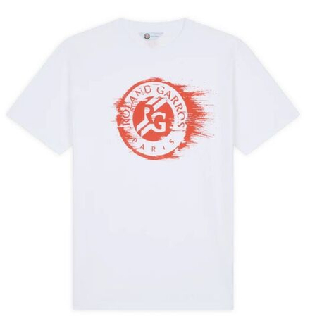 Теннисная футболка Roland Garros Scott Logo - White