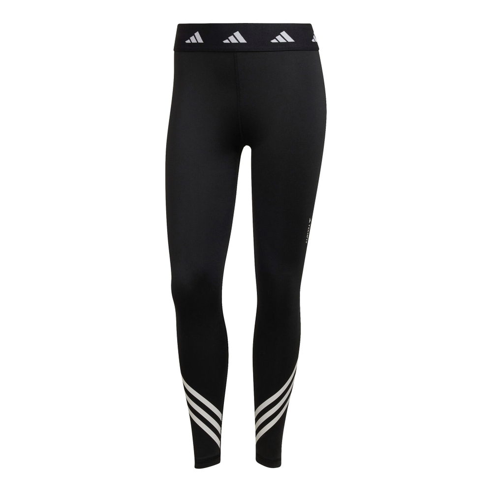 Женские теннисные брюки adidas Tech-Fit 3 Stripes 7/8 Tight Women - Black