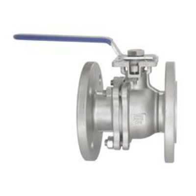 Кран шаровый фланцевый двусоставной нержавеющий (2PC), AISI304 DN20 (3/4"), (CF8), PN16