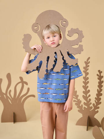 Футболка оверсайз Mjölk Рыбы