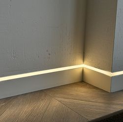 Плинтус скрытого монтажа Pro Design Combo 603 анодированный, 2700x14,5x98,6 мм