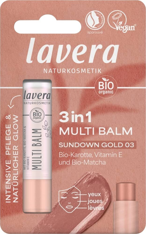Бальзам Lavera Multi Balm в блистере - Sundown Gold 03, 5 гр