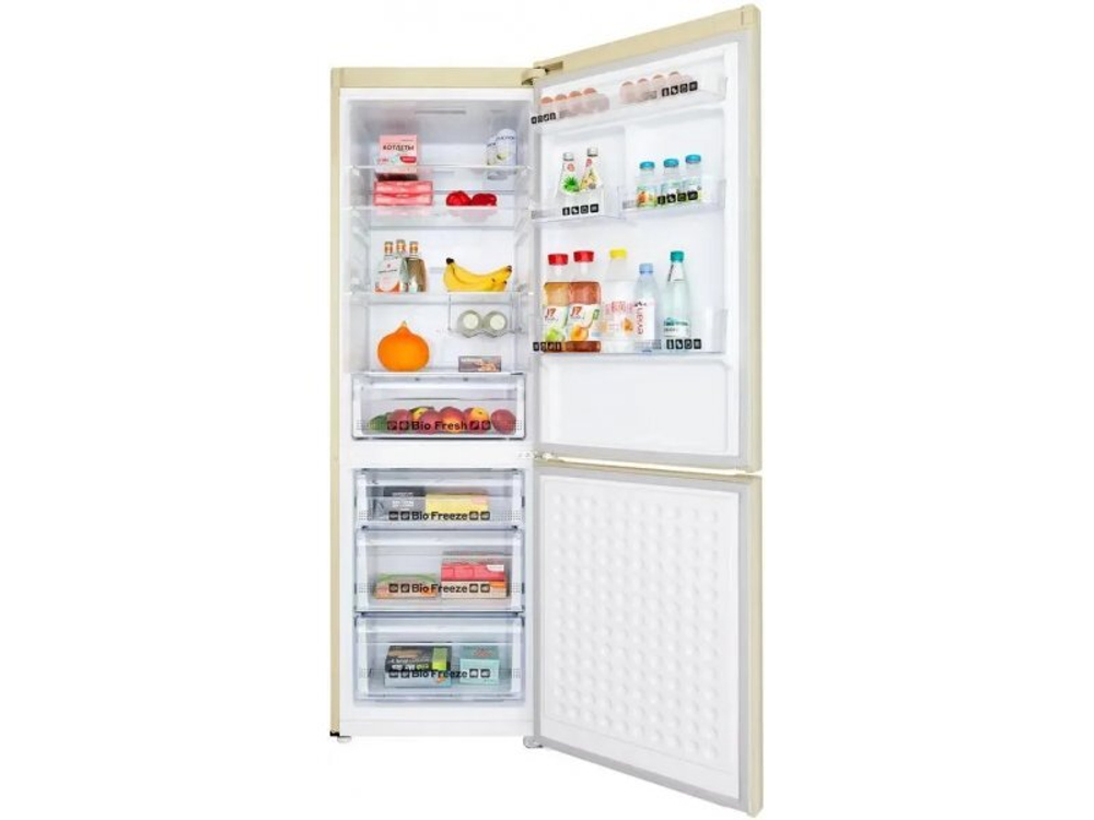 Холодильник Maunfeld MFF187NFIBG10 Total No Frost бежевый