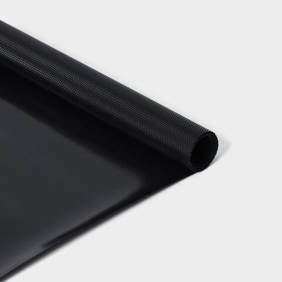 Черный противоскользящий коврик Elegiam (30х90 см) (Цвет: не задано)