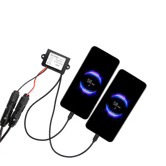 Преобразователь постоянного тока QC3.0 12 конвертер DC - Type-C 5A