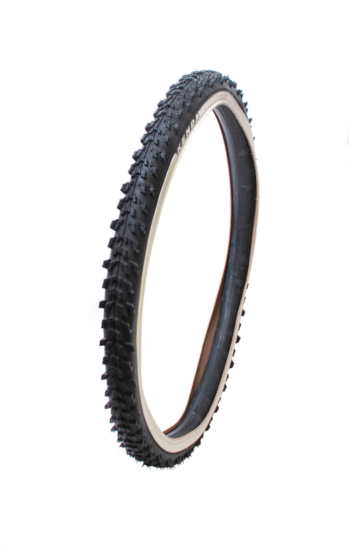 Покрышка 26"х1.95 5-524686 (новый арт 5-522661) (50-559) K829 высокий ЧЕРНО-БЕЛАЯ (25) KENDA