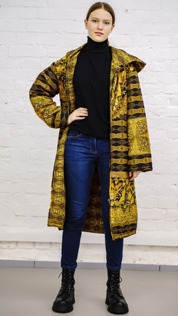 Двустороннее пальто-парка