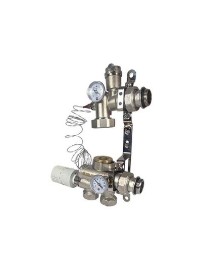 Насос-смесительный узел с ниж. подкл. с терм-кой. без насоса монтажная длина насоса 130-180мм (2) VALFEX VF.153.0.130.180