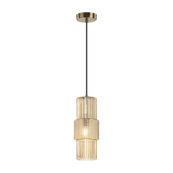 5019/1 MODERN ODL23 405 бронзовый/янтарный металл/стекло Подвес E14 1*40W PIMPA