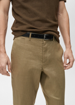 Брюки 100% лен slim fit