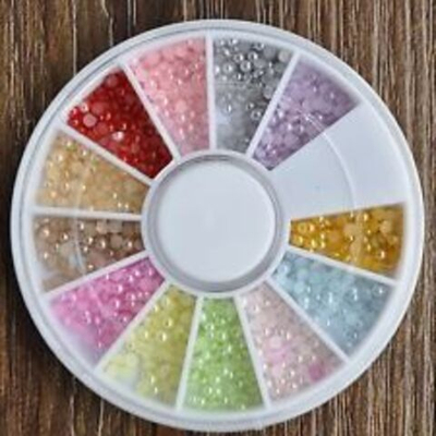 Набор жемчужин BeautyPro Арт.106488 бокс круглый (мал)