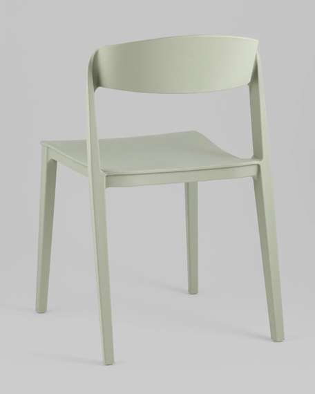 Стул Moris пластик серо-зеленый
