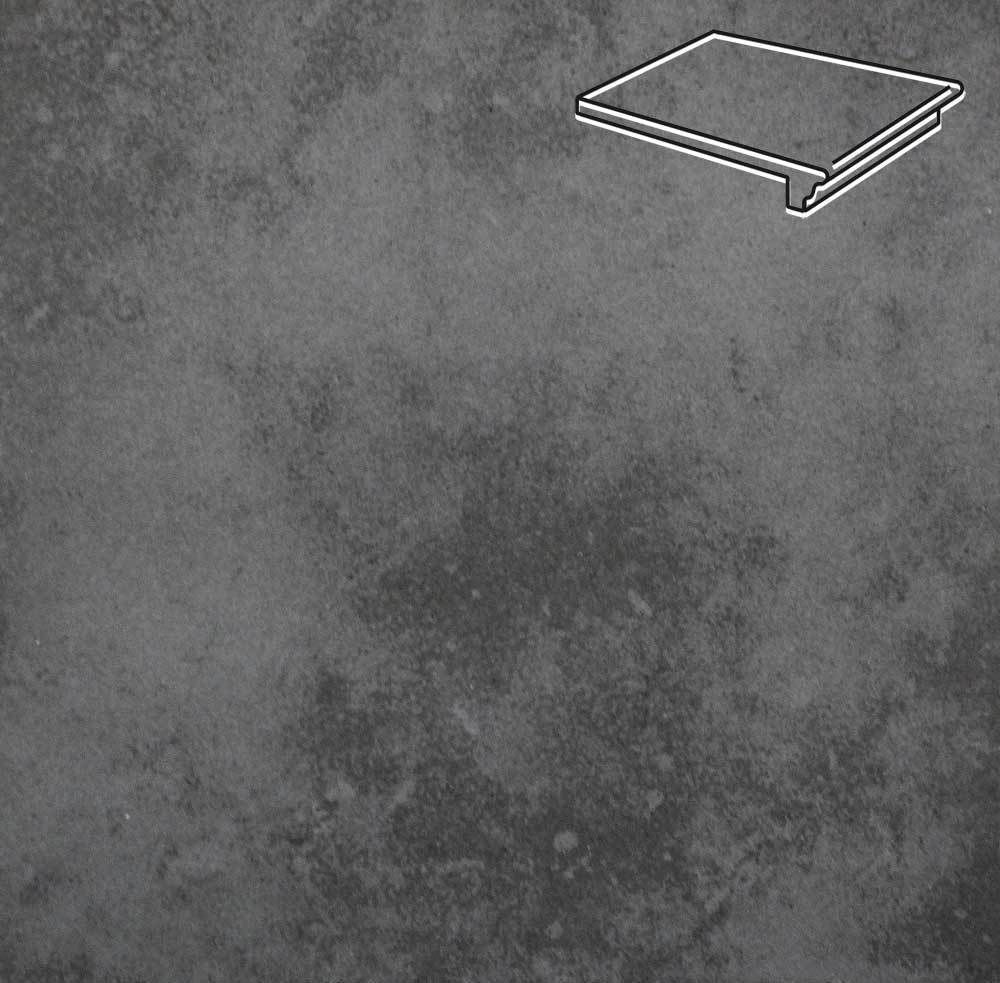 Stroeher - Euramic Cavar E 543 fosco 340х294х11 артикул 9350 - Клинкерная ступень - флорентинер