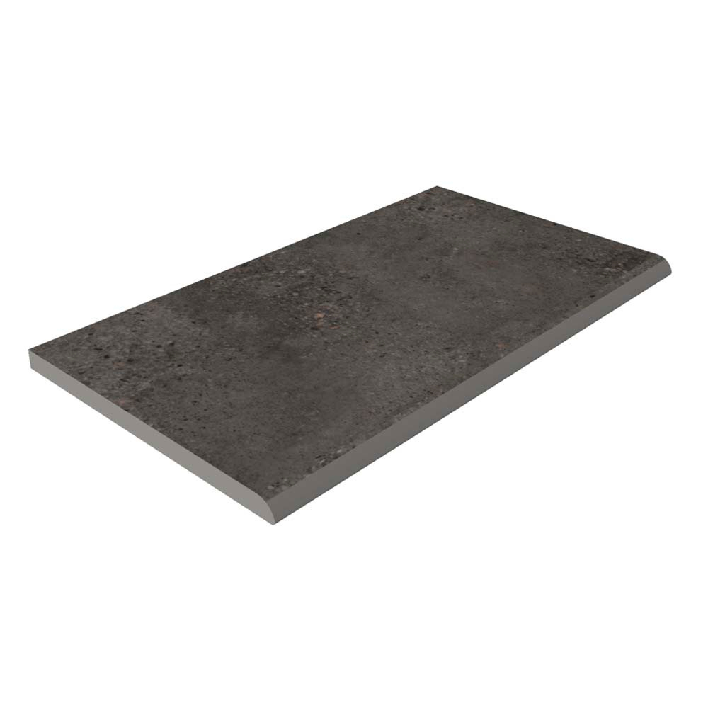 Cтупень с фаской LIFEBRICK OUTDOOR CONCRETE METALLIC DARK 600х330х20 мм