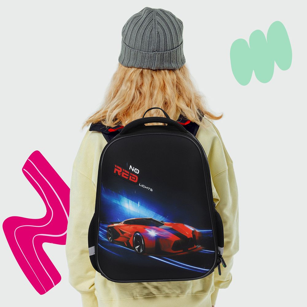 Ранец Berlingo Expert Mini No red lights 36х27х14см, 2 отд., анатомическая спинка