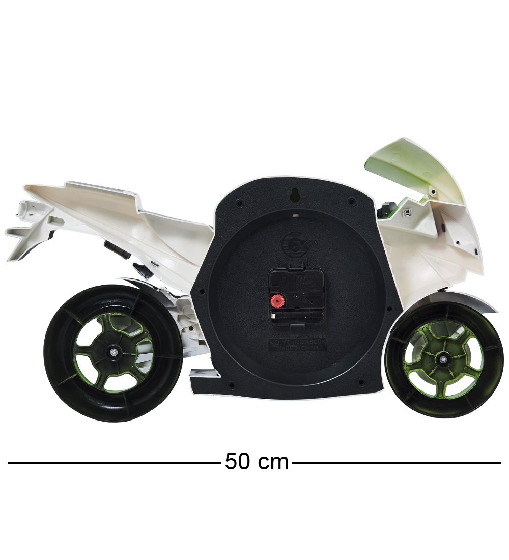 GAEM Art CL-04/5 Часы настенные «Супербайк» зел.