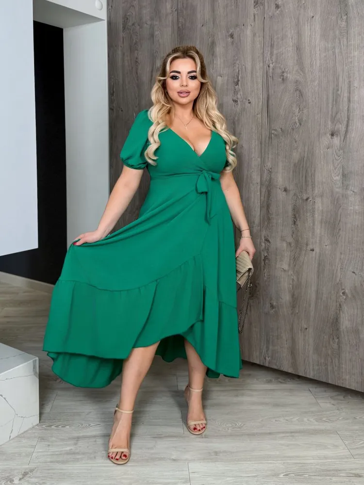 Платье на запах УК-867-3 Фабрика Моды