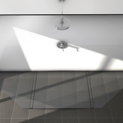 Основа для плитки 80 см TECE TECEdrainline для слива из нержавеющей стали прямая, серебристый металлик 600870