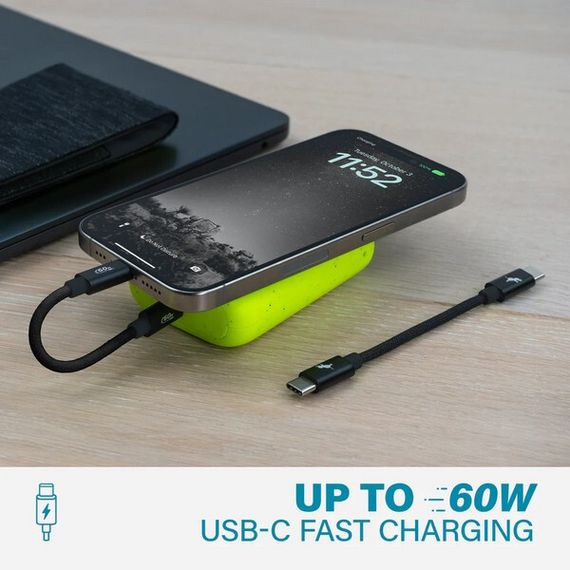 Кабель Nimble PowerKnit Travel Kit 2-Pack 5in USB-C-USB-C Black