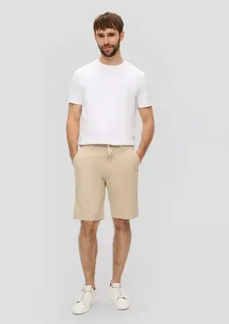 Бермуды из льняной смеси