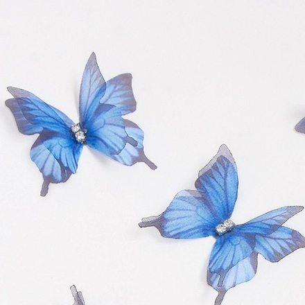 Бабочка шифоновые 3см/10шт