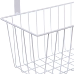 Корзина металлическая подвесная «ФАРГО», цвет белый, 27.5*12*22.5см (лейбл)✦