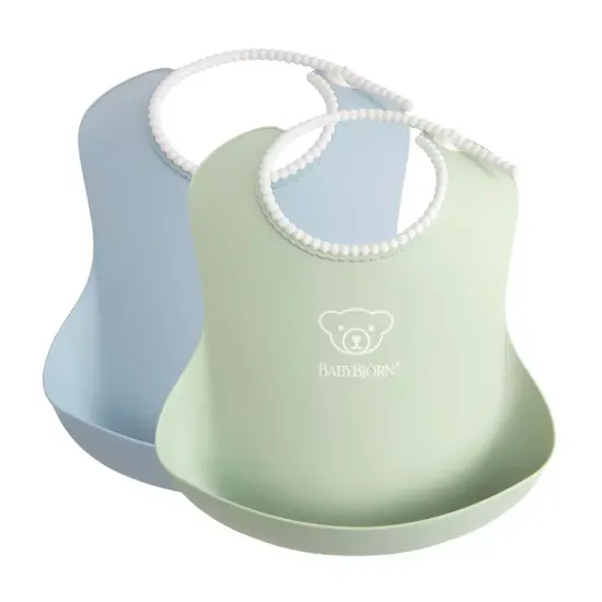 BabyBjorn Нагрудники мягкие с карманом 2 шт