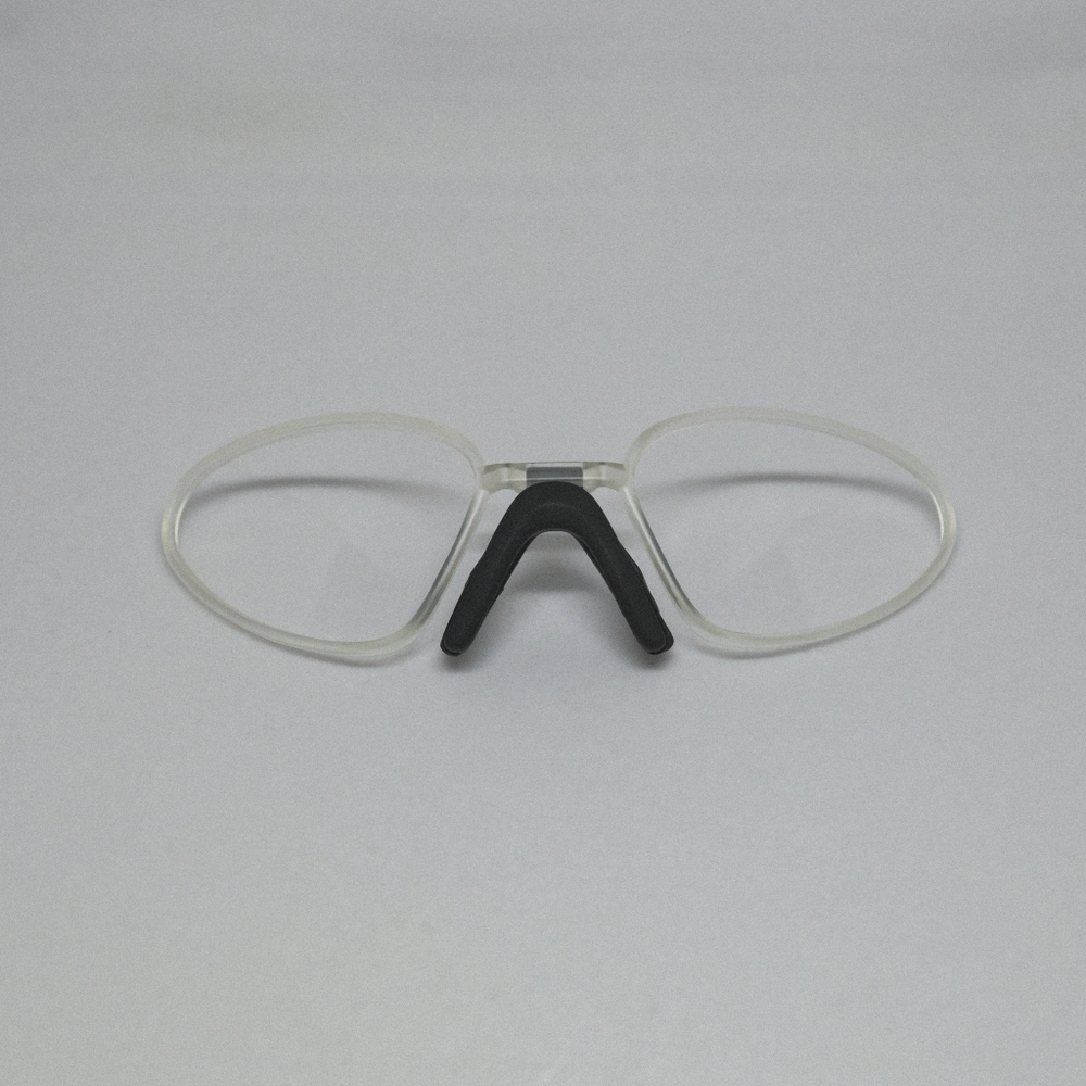 Спортивные очки с диоптриями 720armour Analog Pro / Matte Neon Red Orange / Matte White Gasket / Smoke Full Red Ti Lens
