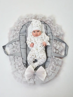 кокон для новорожденного гнездышко