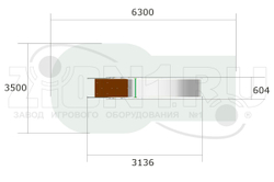 Детская горка Василек Г002 для игровых площадок