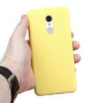 Панель матовая Soft Touch для Xiaomi Redmi 5, 010659 Желтый