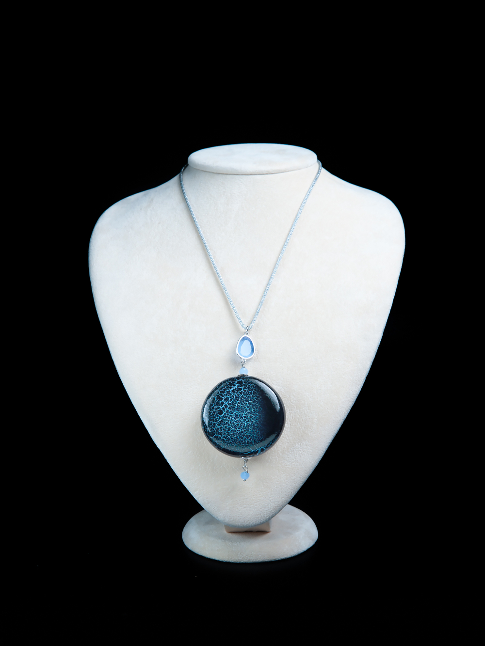 Колье "Бул Деко Кракле Блуино