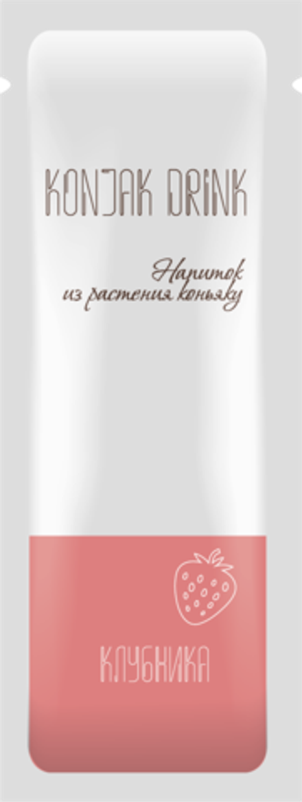 Напиток из растения коньяку со вкусом КЛУБНИКА 13,3  гр