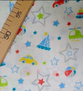 Ткань детская Бязь 100% хлопок 80см 125г/м²