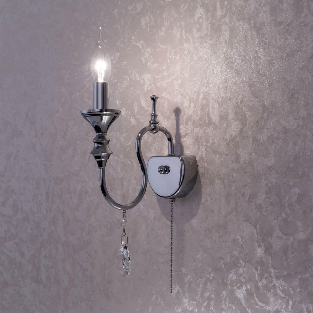 Citilux Рига CL437311 Бра с выключателем Хром