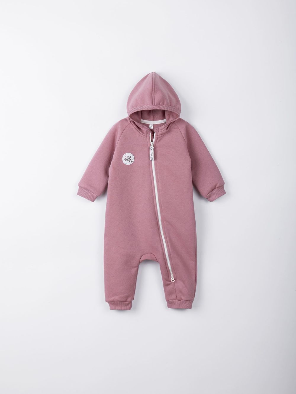 Комбинезон "Дымчатая роза" утепленный 0+