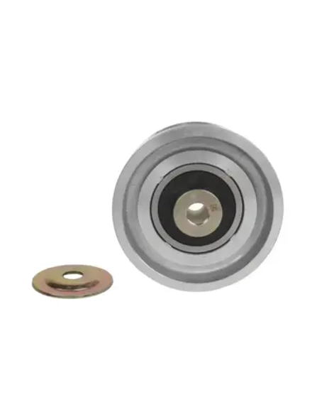 Ролик натяжной ЕВРО-2 в сб.(алюминий с буртиком) 9527-1307225-М