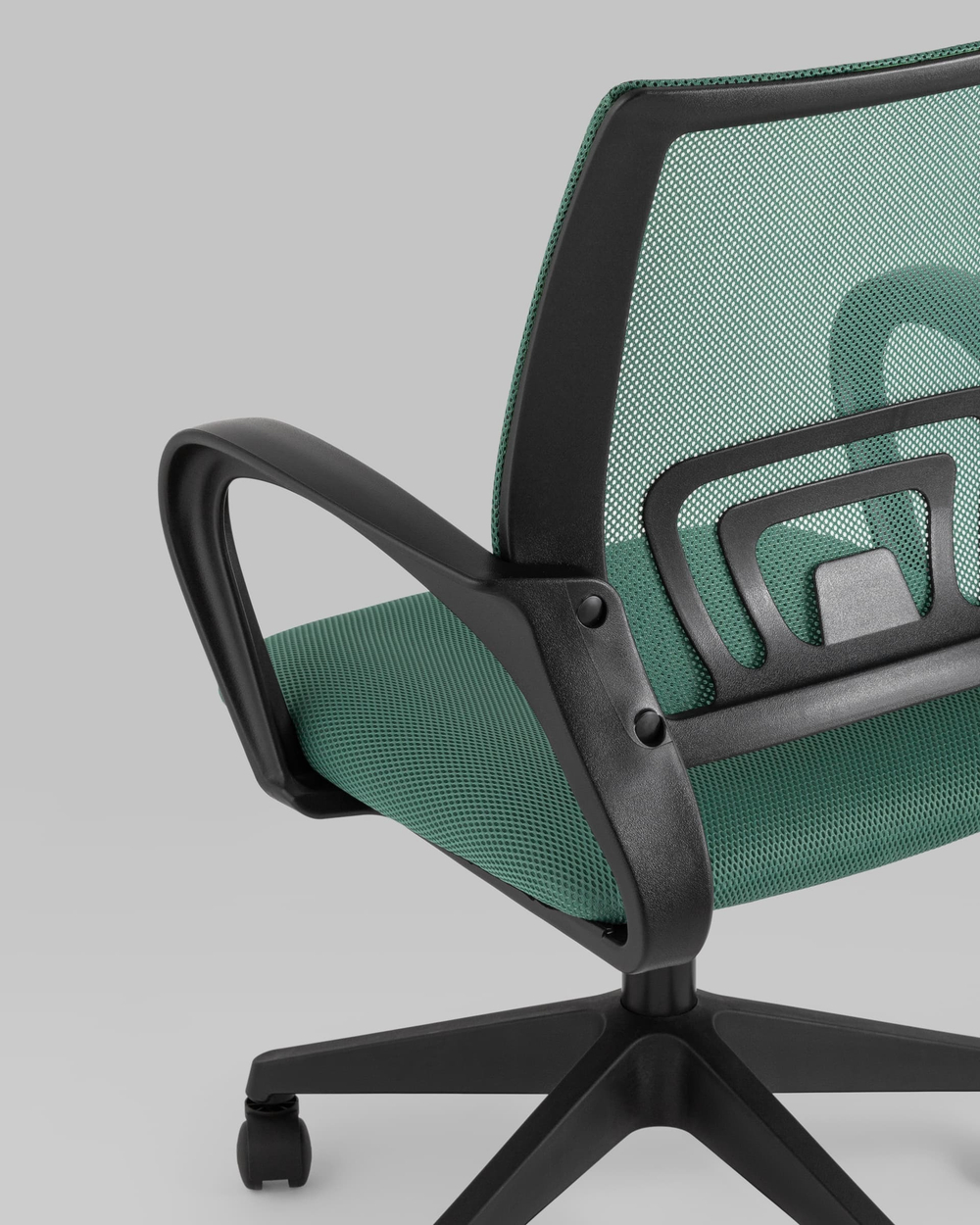 Кресло офисное TopChairs ST-Basic сетка/ткань зеленый